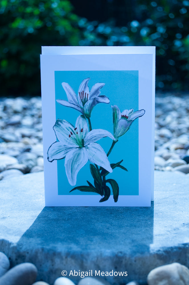 Lily card